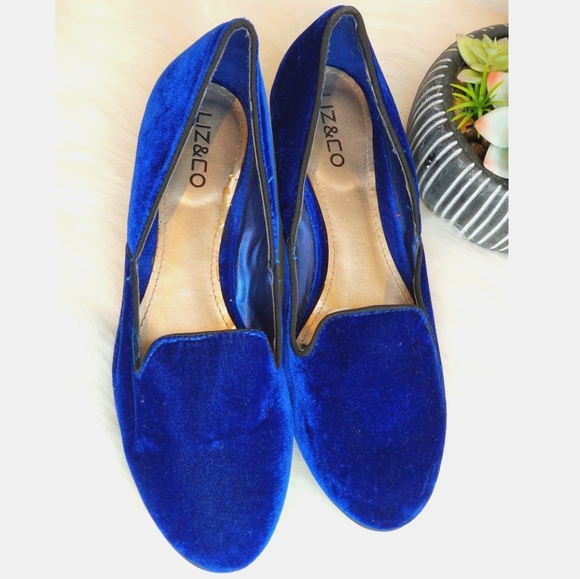 liz & co. Shoes - Velvet Cobalt royal blue Liz & Co. Slip on size 8